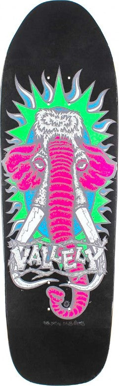 New Deal Mike Vallely Pro Mammoth Neon SP Reissue Skateboard Deck 9.5"