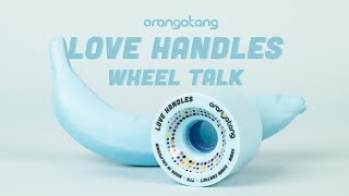Orangatang Love Handles Longboard Cruiser Wheels Blue 65MM 77A