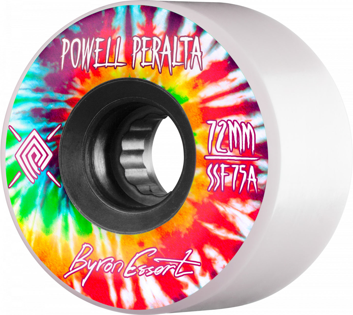 Powell Peralta Byron Essert Skateboard Wheels White 72MM 75A