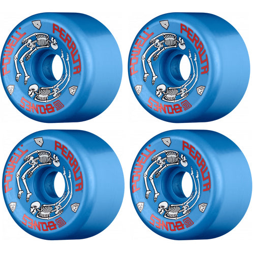 Powell Peralta G-Bones Skateboard Wheels Blue 64MM 97A