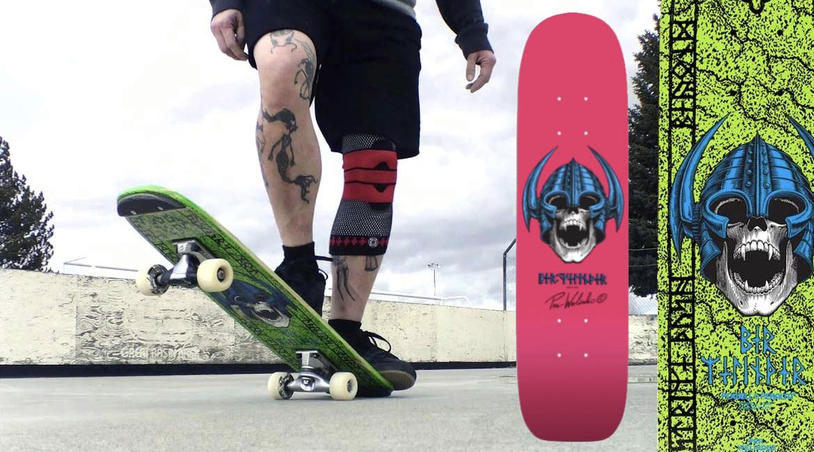 Powell Peralta Per Welinder OG Freestyle Reissue Hot Pink Skateboard Deck 7.25