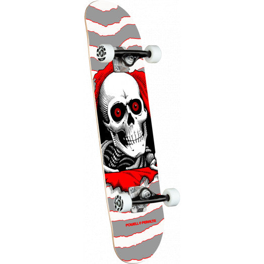 Powell Peralta Ripper Complete Skateboard Silver 8.0"