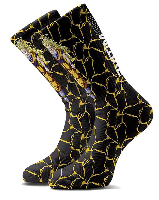Primitive X Dragon Ball Z Goku Power Level Crew Socks