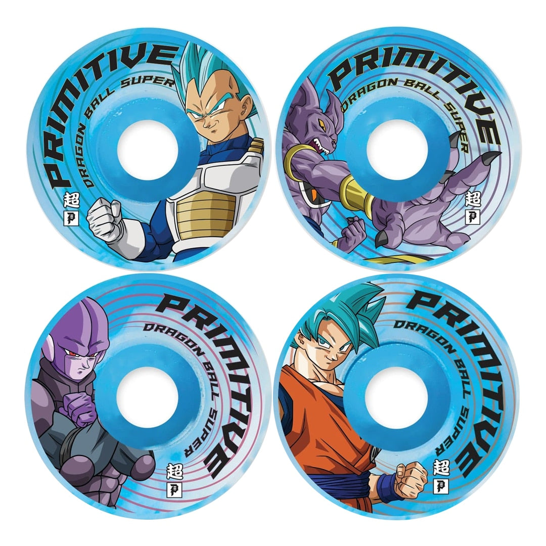 Primitive x Dragonball DBS2 Survival Team Wheel Blue Swirl 52MM 101A