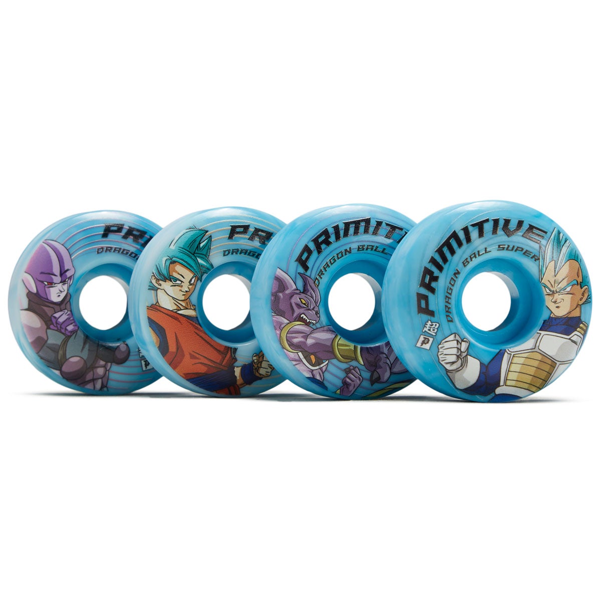 Primitive x Dragonball DBS2 Survival Team Wheel Blue Swirl 52MM 101A