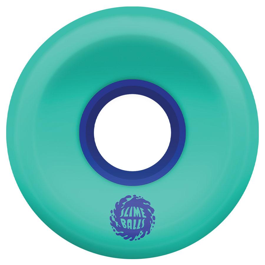 Santa Cruz OG Slime Balls Skateboard Wheels Teal 60MM 78A