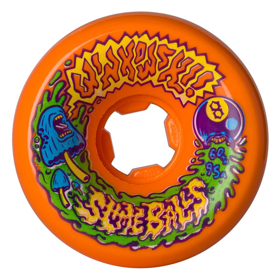 Santa Cruz Erick Winkowski Pro Slime Balls Vomits Skateboard Wheels Orange 60MM 95A