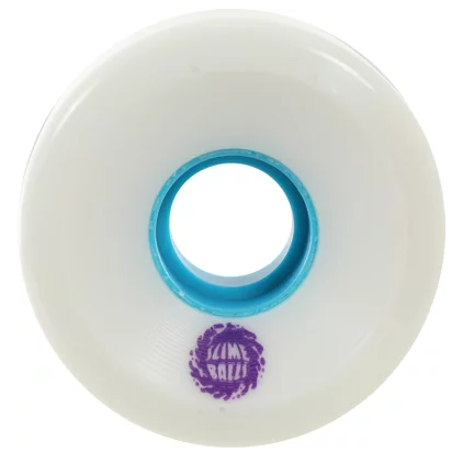 Santa Cruz OG Slime Balls Skateboard Wheels White, Purple 60MM 78A