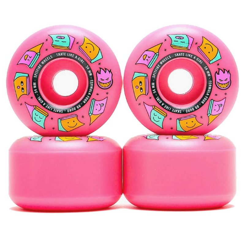 Spitfire Formula Four Radial Sk8 Like a Girl 54MM Wheels
