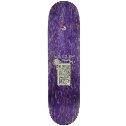 Antihero Grant Taylor Activity Zone Skateboard Deck 8.5"