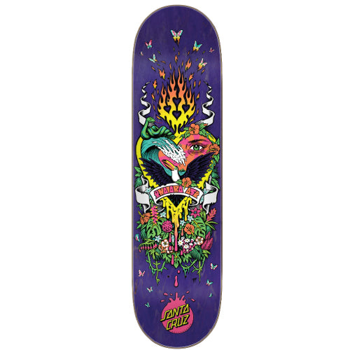 Santa Cruz Yndiara Asp Paradise Twin Tail Skateboard Deck 8.25"