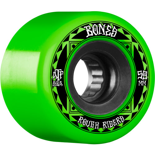 Bones ATF Rough Rider Runners Wheels Green 59MM 80A