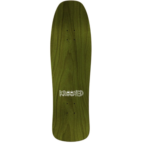 Krooked Ray Barbee Bees Knees Shaped Skateboard Deck 9.5"