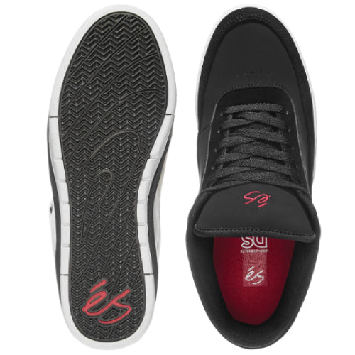 eS Stylus Mid Black Skate Shoe