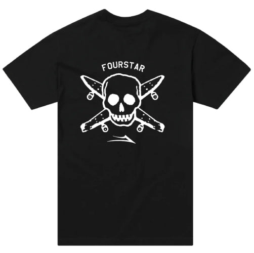 Lakai X Fourstar Street Pirate Tee - Black