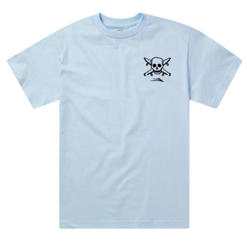 Lakai X Fourstar Street Pirate Tee - Light Blue