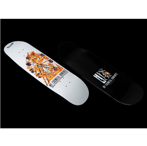 Welcome X My Chemical Romance Bullets Skateboard Deck 8.8"