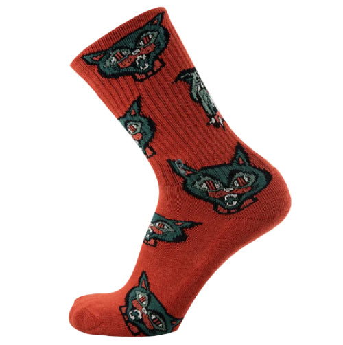 Psockadelic Cat Dog Crew Socks