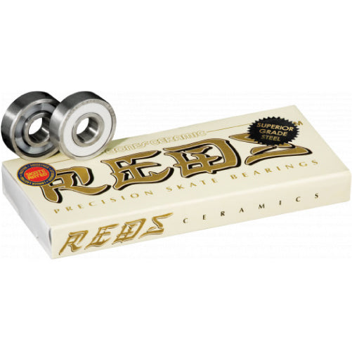 Bones Ceramic Super Reds Skateboard Bearings