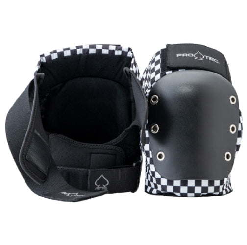 Pro-Tec Street Open Back Knee/Elbow Pad Set - Checker