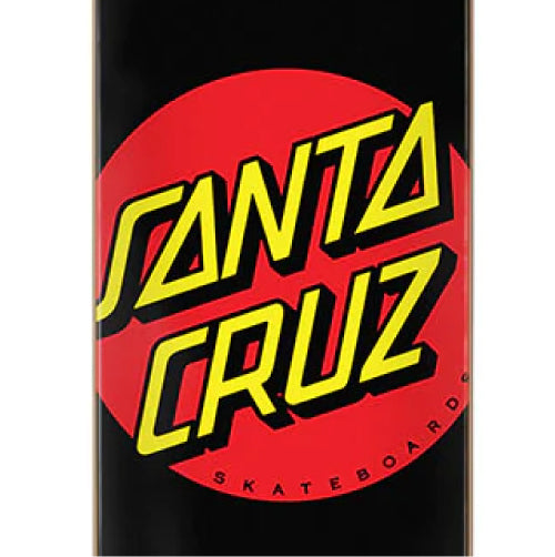 Santa Cruz Classic Dot Complete Skateboard Black 8.0"