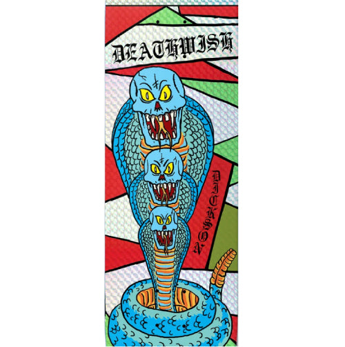 Deathwish Jon Dickson Cobra La La La Holographic Skateboard Deck 8.25"