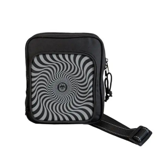 Spitfire Bighead Black Reflective Crossbody Bag
