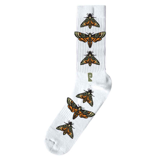 Psockadelic Death Moth Crew Socks