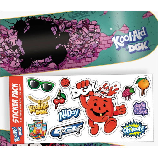 DGK X Kook-Aid Kam-O-Rama Skateboard Deck 8.25"