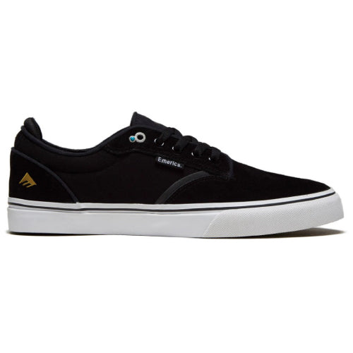 Emerica Dickson Black, White, Gold Skate Shoe