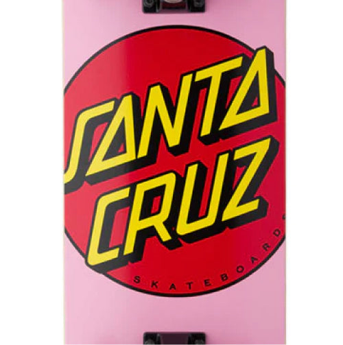 Santa Cruz Classic Dot Complete Skateboard Pink 7.5"