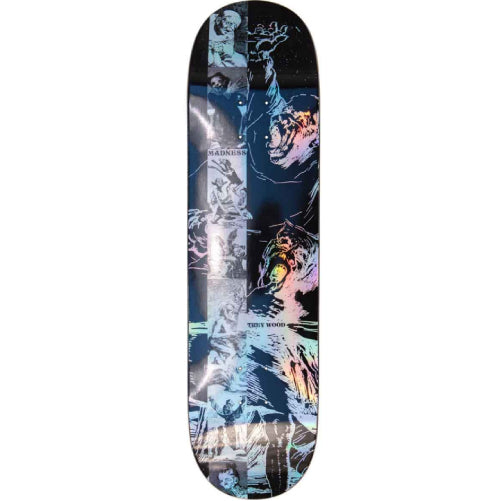 Madness Trey Wood Downward Super Sap R7 Holographic Skateboard Deck 8.25"