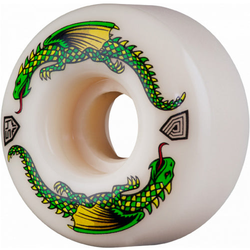 Powell Peralta Dragon Formula V4 Skateboard Wheels White 54MM x 