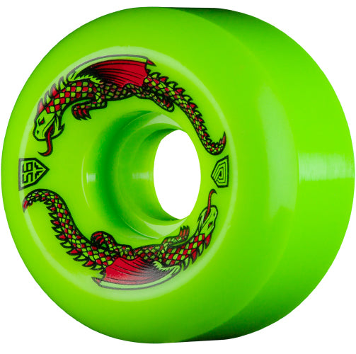 Powell Peralta Dragon Formula V6 Skateboard Wheels Green 56MM 93A