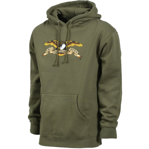 Antihero Eagle Pullover Hooded Sweatshirt - Army Green