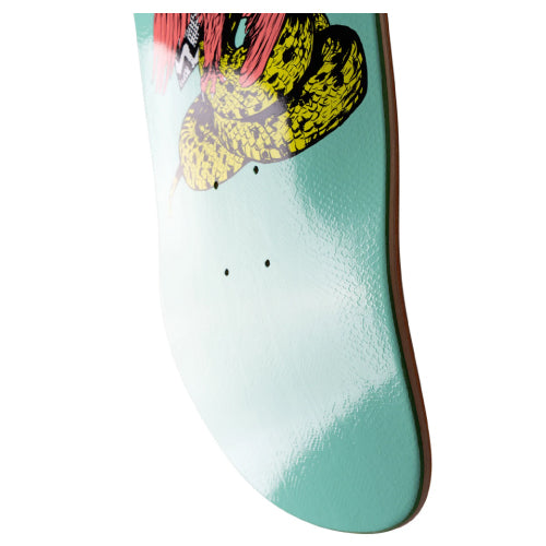 Welcome Twenty Eyes on Boline Teal Skateboard Deck 9.25"