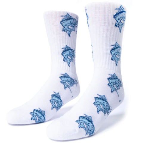 Lakai Catching the Flare Crew Socks White