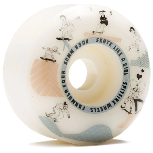 Spitfire F4 Conical Full Skate Like a Girl Natural Wheels 52MM 99D