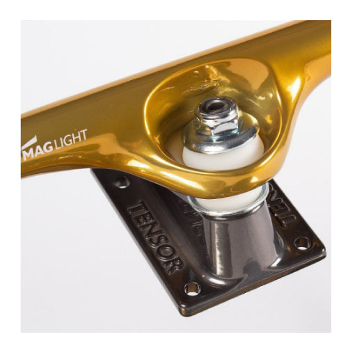 Tensor Mag Lights Glossy Gold and Gunmetal Trucks 5.5 (Set of 2)