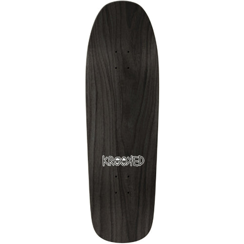 Krooked Mark Gonzales Sweatpants Foil Shaped Skateboard Deck 9.81"