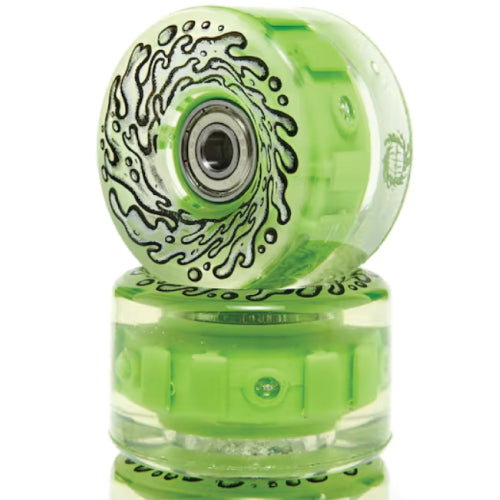 Santa Cruz Light Ups OG Slime Balls Skateboard Wheels Green LED 60MM 78A