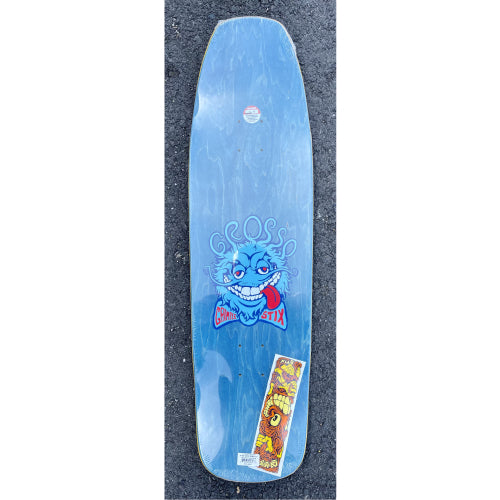 Antihero Jeff Grosso Grimple Stix Guest Skateboard Deck Green Veneer 9.0"