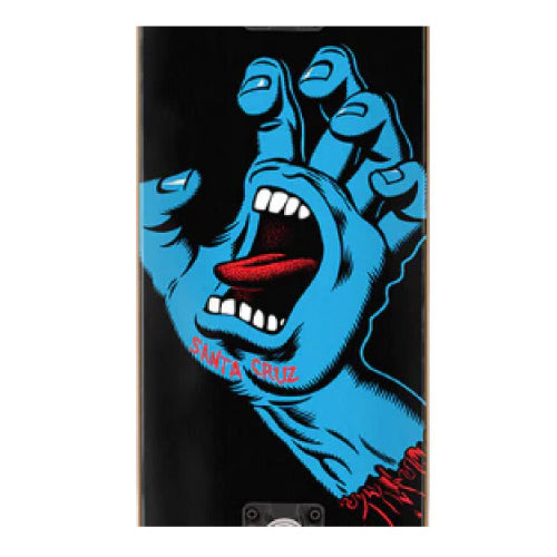 Santa Cruz Screaming Hand Complete Skateboard Black 8.0"