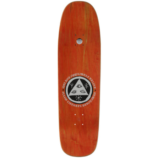 Welcome Haunted Horse on Golem Shaped Skateboard Deck 9.25"