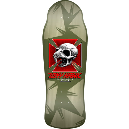 LIMITED Powell Peralta Bones Brigade Series 13 TONY HAWK Chicken Skull Green Deck 10.38"
