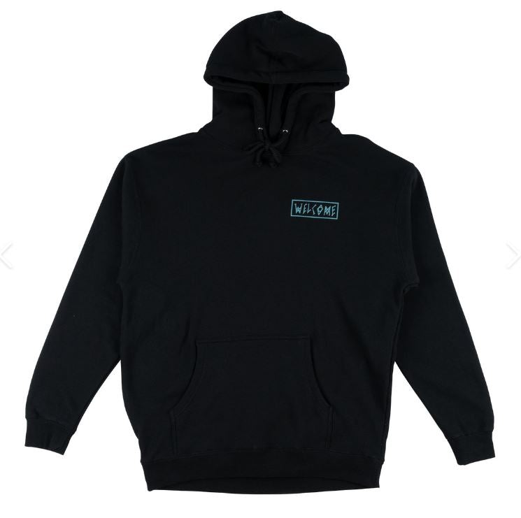 Welcome Skateboards Latin Talisman Pullover Hooded Sweatshirt - Black