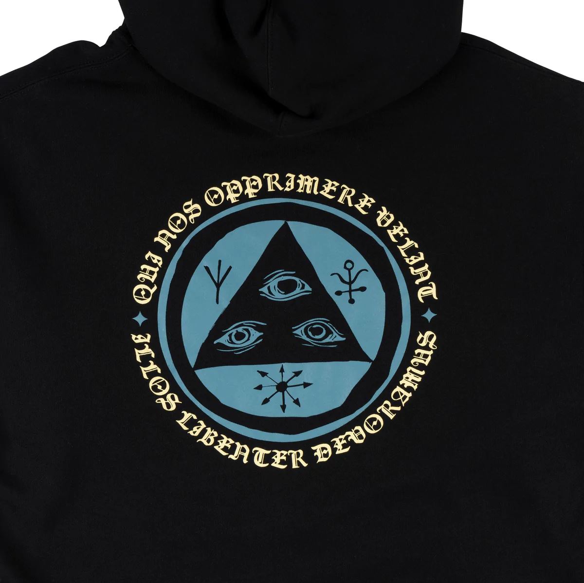 Welcome Skateboards Latin Talisman Pullover Hooded Sweatshirt - Black