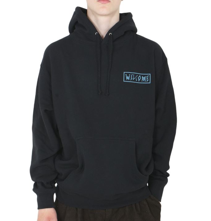 Welcome Skateboards Latin Talisman Pullover Hooded Sweatshirt - Black