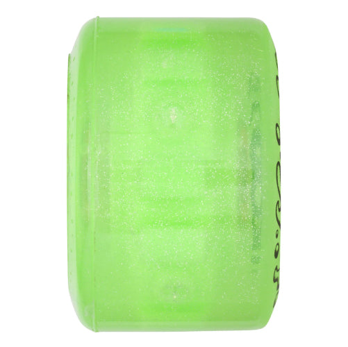 Santa Cruz *Light Ups* OG Slime Green Glitter Skateboard Wheels Green LED 60MM 78A
