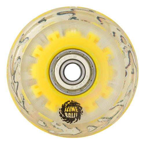 Santa Cruz *Light Ups* OG Slime Balls Skateboard Wheels Red, Yellow LED 60MM 78A